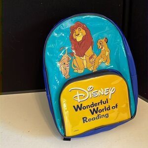 Disney Lion King Vintage Backpack - Wonderful World of Reading
